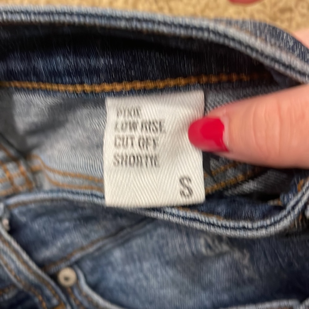 LOW RISE JEAN SHORTS - Picture 4 of 4